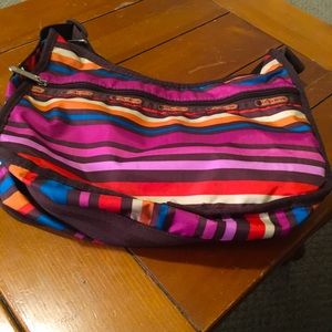 LeSportsac shoulder bag + clutch